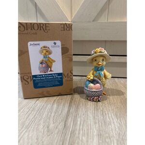 Jim shore chick with Easter basket. Ew